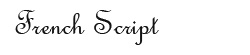 French Script